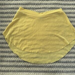 Sunny yellow Bullet Pointe skirt, XS